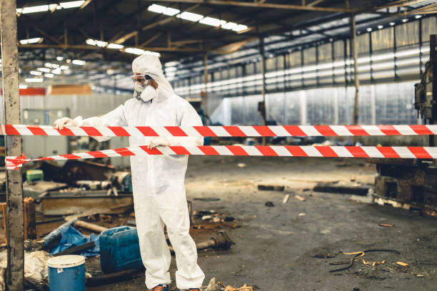 Professional Biohazard technician working in Eldorado, IL